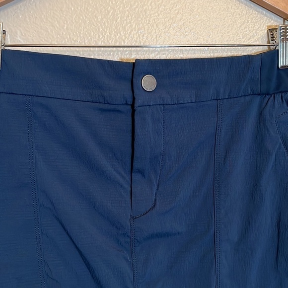 Athleta Navy Blue Cargo Skirt Size 16T - Picture 2 of 15